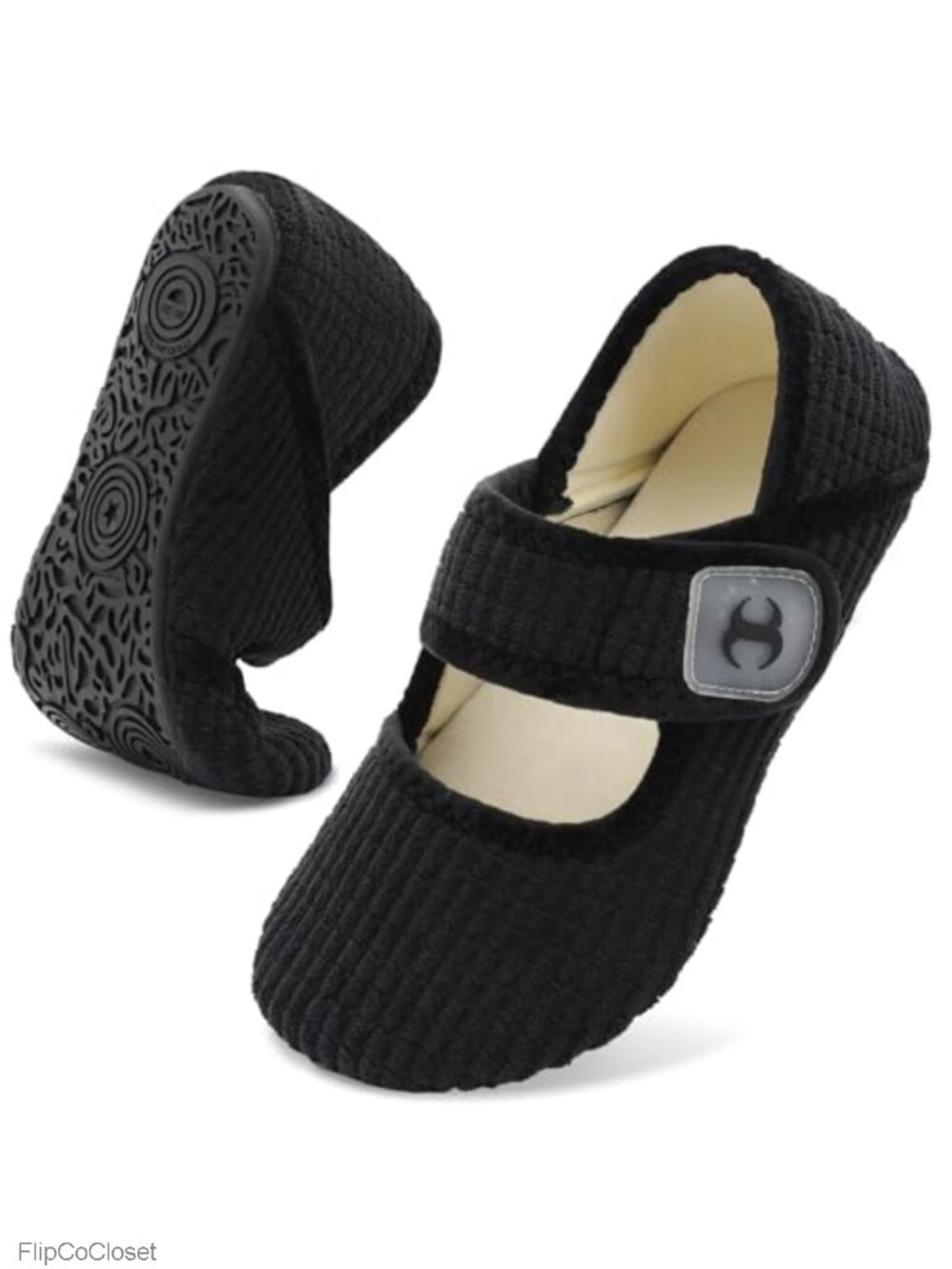 Wide Diabetic Faux Fur Non Slip Slip On House Slippers